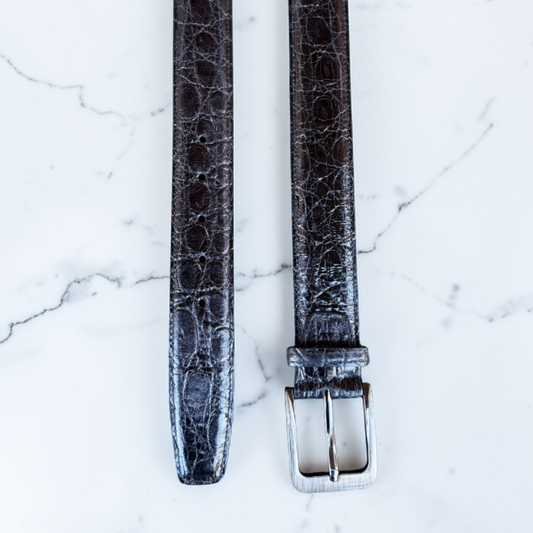 Black Crocodile Belt
