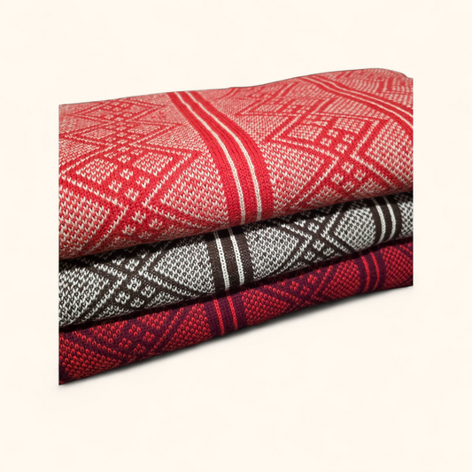 Summit & Selva baby alpaca blanket handwoven by Andean artisans